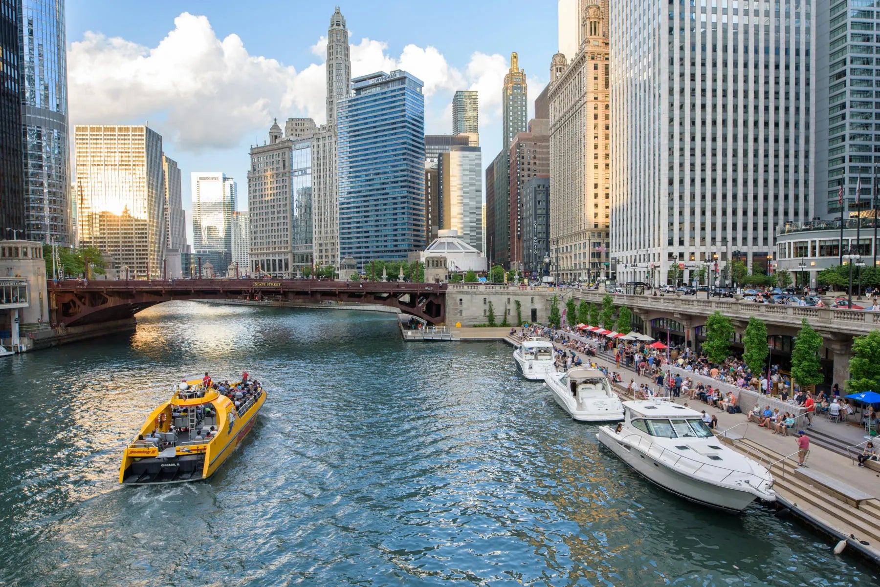 2. The Chicago Riverwalk/The Chicago River