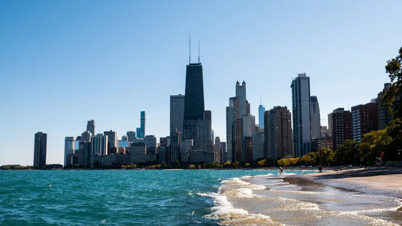 Paddle Boarding Chicago Lake Michigan