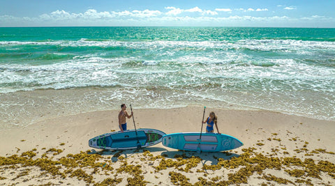 iROCKER SUP on the beach