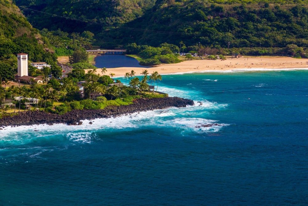 Paddle Boarding Oahu Waimea Bay