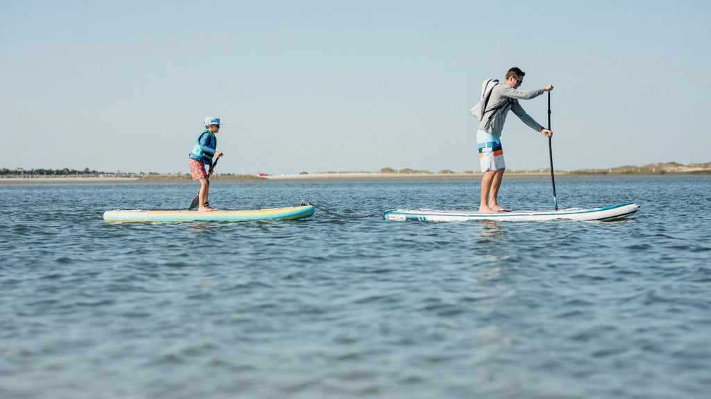 tips for paddle boarding with kids