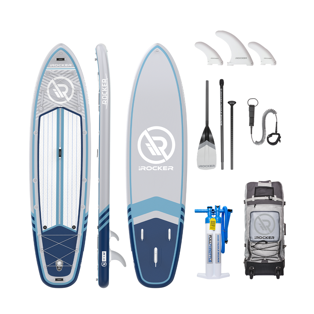 iROCKER ALL AROUND 11' Inflatable Paddle Board