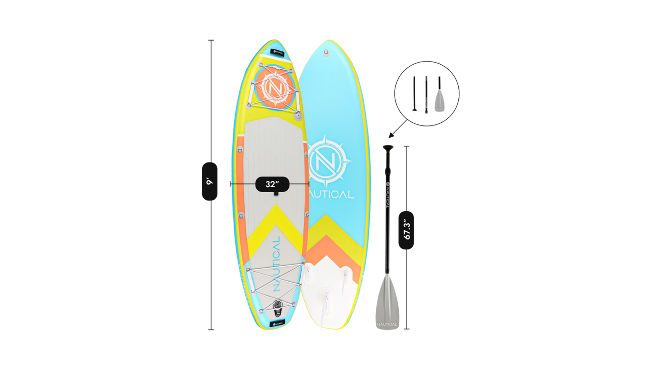 NAUTICAL KIDS Inflatable Paddle Board