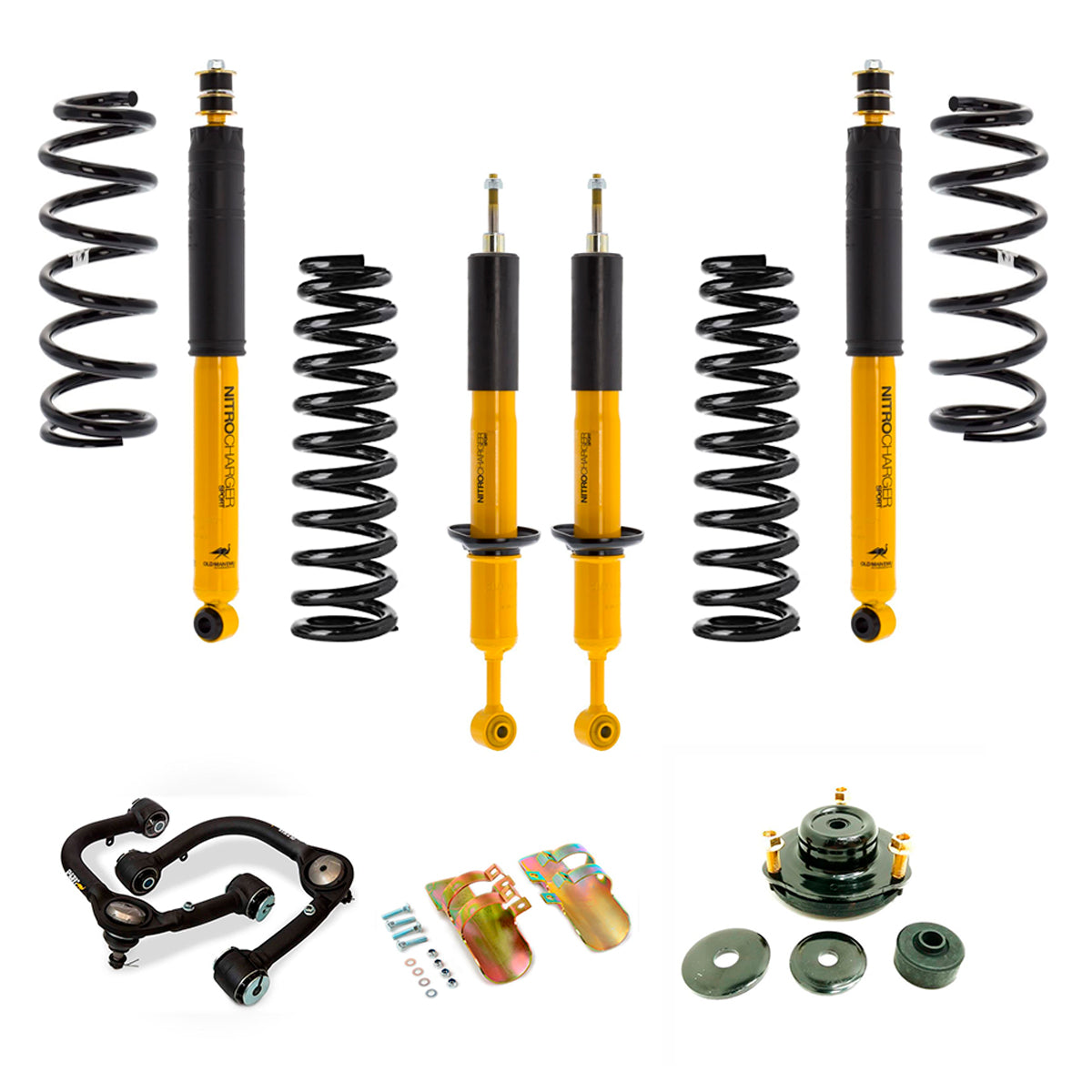 OME Nitro+ 2 inch Lift Kit for FJ Cruiser (10-ON) - Front Shocks Assembly