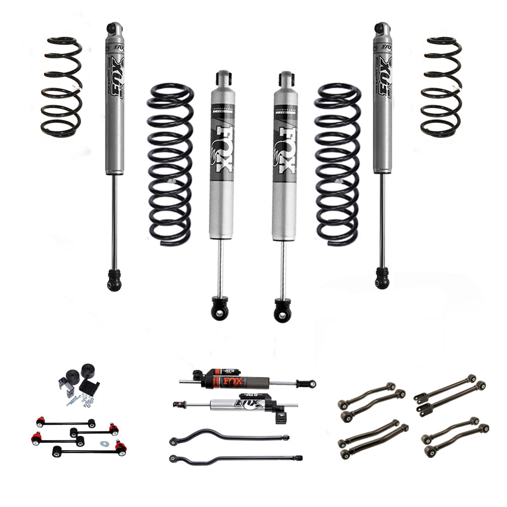 FOX  inch Jeep Wrangler JL 2 Door Lift Kit (Standard Load) FOX Susp –  Mudify