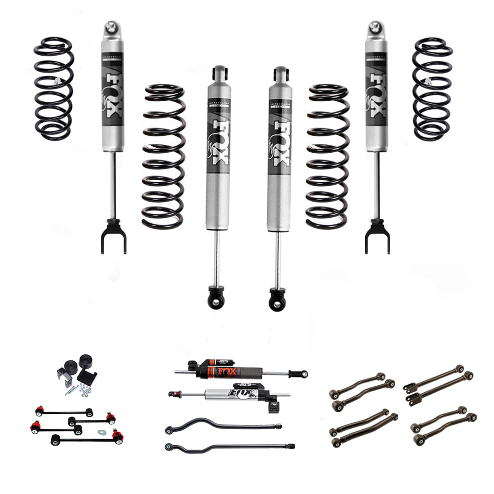 FOX  inch Jeep Wrangler JL 18-22 4 Door Lift Kit (Heavy Load) FOX S –  Mudify