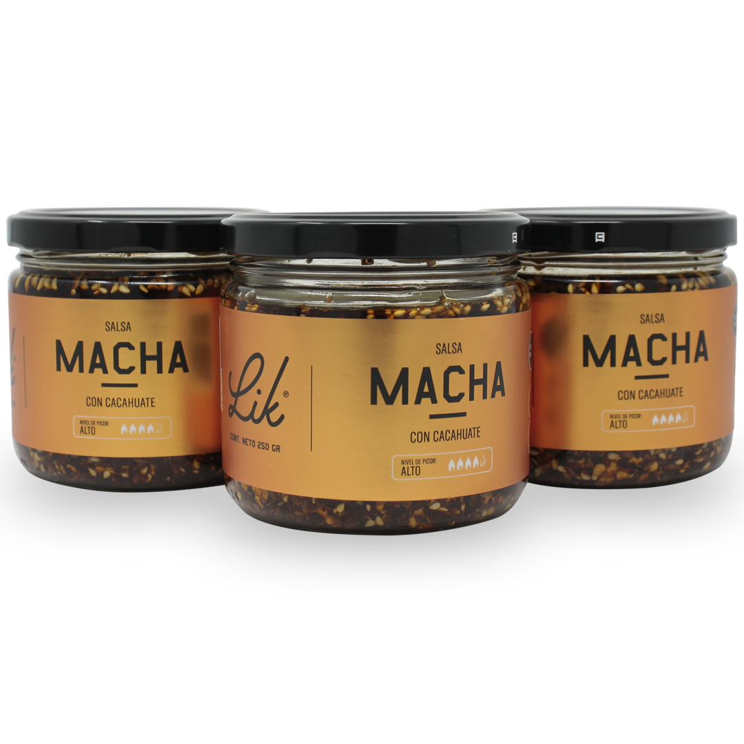 LIK MACHA con Cacahuate – Chiles Lik