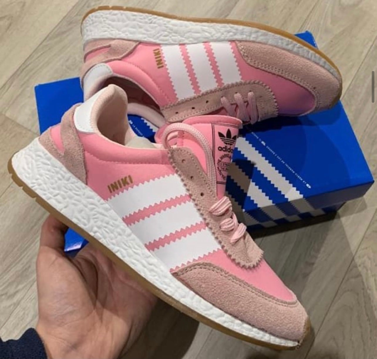 Adidas Iniki Rosa/Blanco DeportivasYRopa