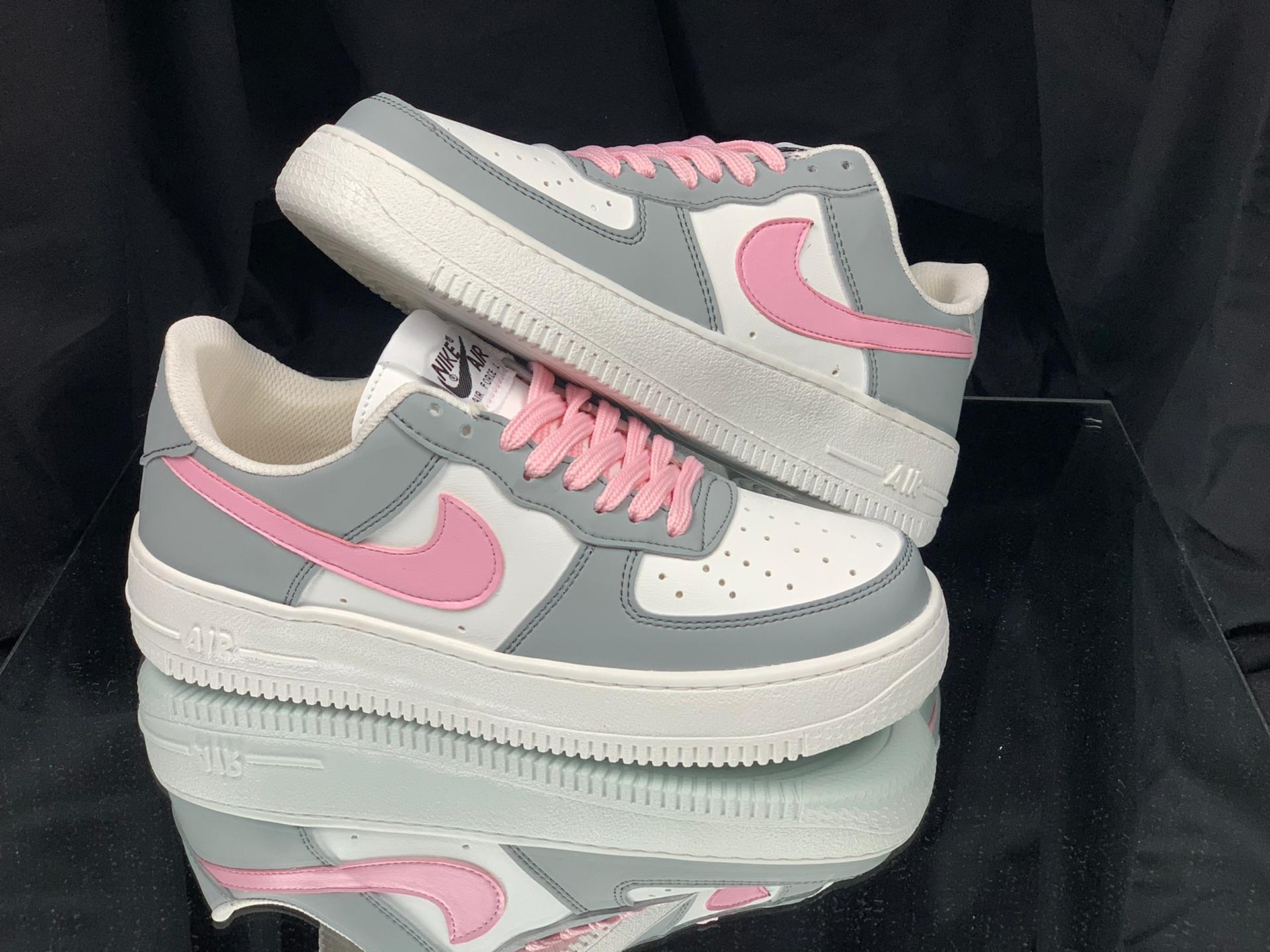 Nike Force Rosa/Gris –