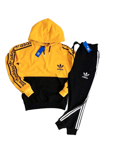 Puno Óxido Fanático Conjunto Adidas Negro y Amarillo – DeportivasYRopa