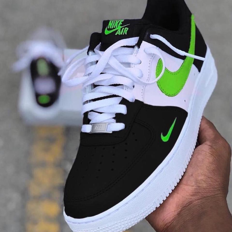 Nike Air 1 Verde/Negro