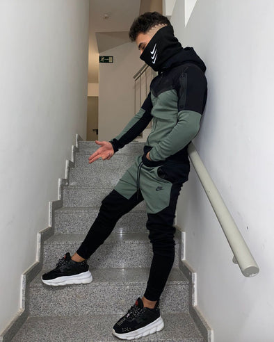 princesa almohada Groseramente Nike Tech Fleece Negro/Verde – DeportivasYRopa