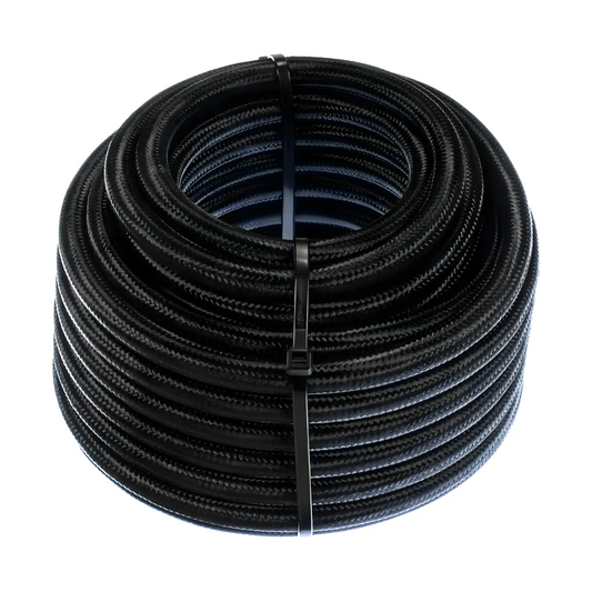 Snow Performance 6AN Braided Stainless PTFE Hose - 15ft - SNF-60615