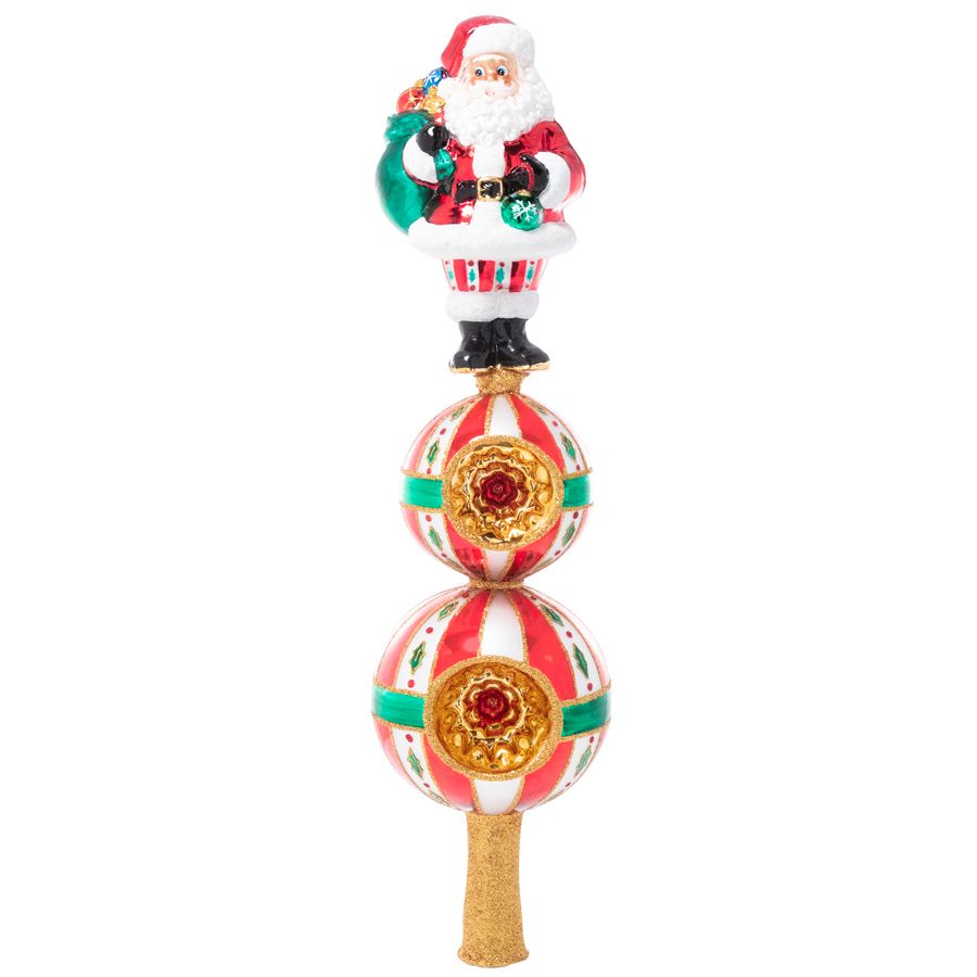 Christopher Radko Christmas Classics Finial Tree Topper Reflector – My ...