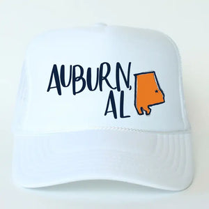 Auburn, AL Foam Trucker Hat - Square 1 Boutique