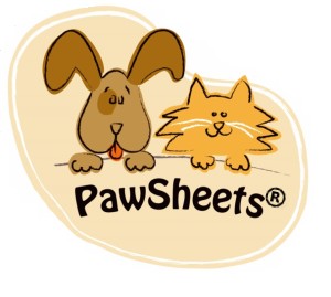 PawSheets Dog Bed Cover Logo 