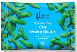 Frozen greens beans with no salt are great to give dogs to help lose weight