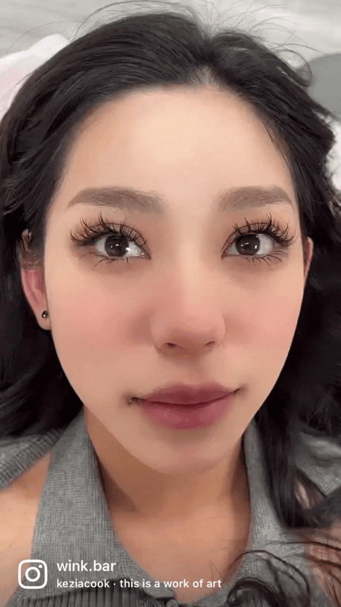 Wink Bar on Instagram Beauty begins the moment you decide to get your  lashes done Her eye shape is unique and so pretty customized a anime set  just for her