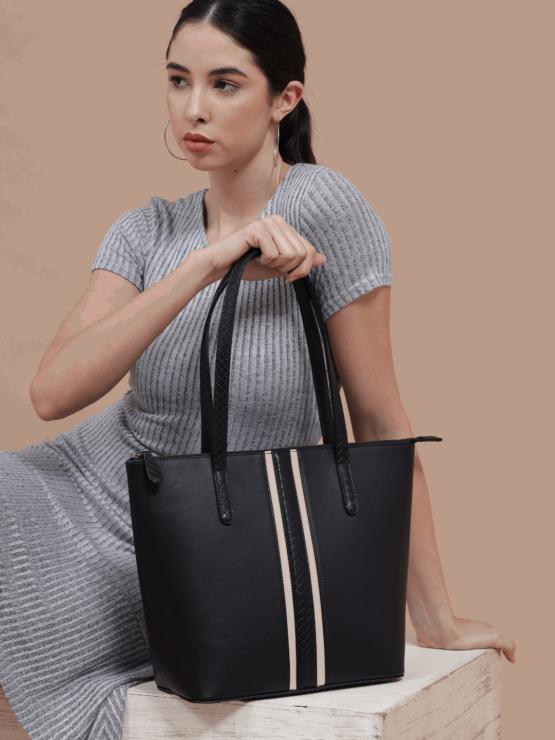 Buy Trendy Blue Tote Bag Online In India | Theobroma
