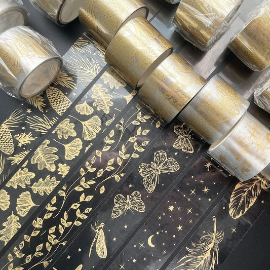 Gold Dust Washi Tape Set ✨ (10 pcs/set) – Kooshlee Store