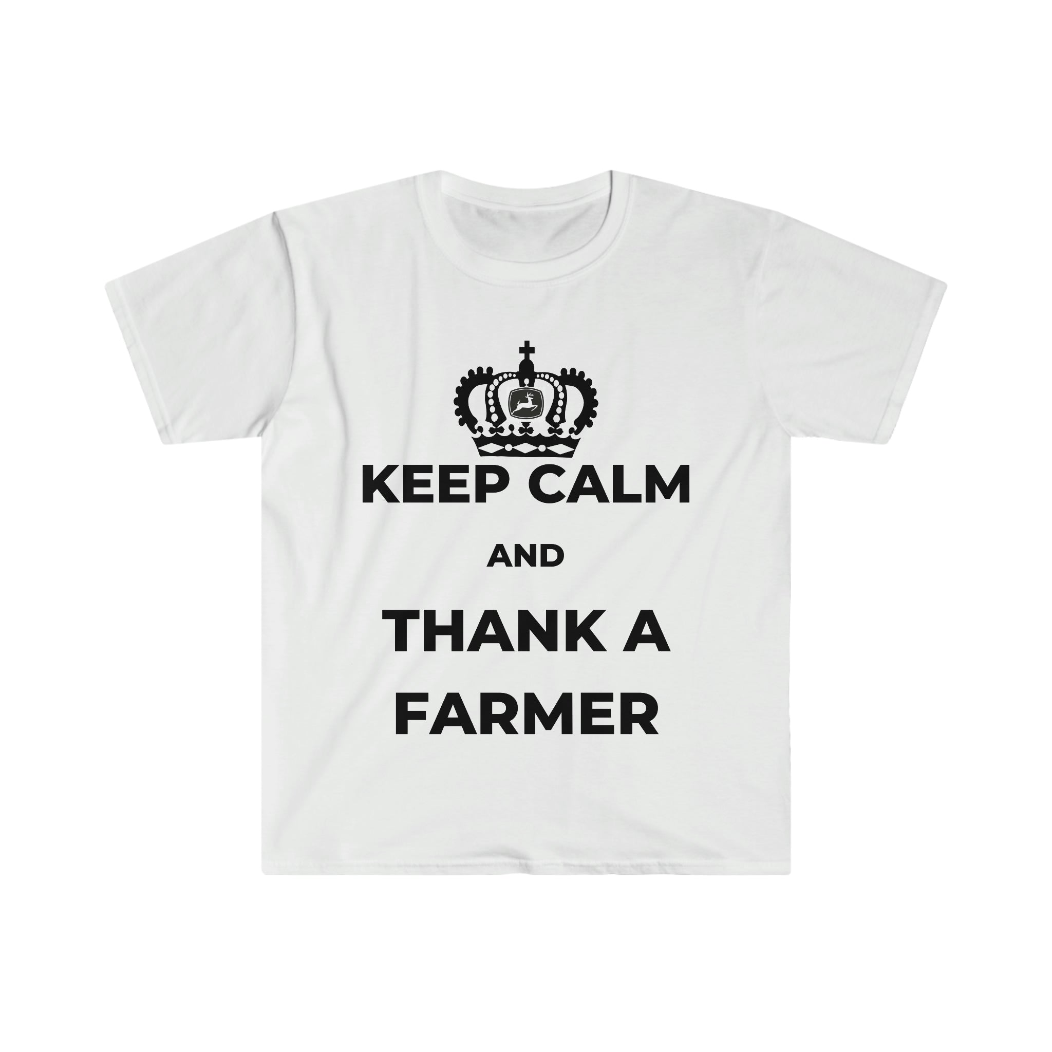 Keep Calm and Thank a Farmer Softstyle T-Shirt