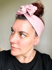 Dusty Pink Wired Headbands for Women