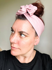 Pink twist wire bandana 