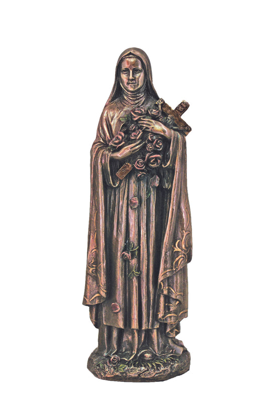 SR-75942 St. Terese in Cold Cast Bronze 8"