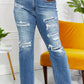 Judy Blue Janie High Waisted Patched Bootcut