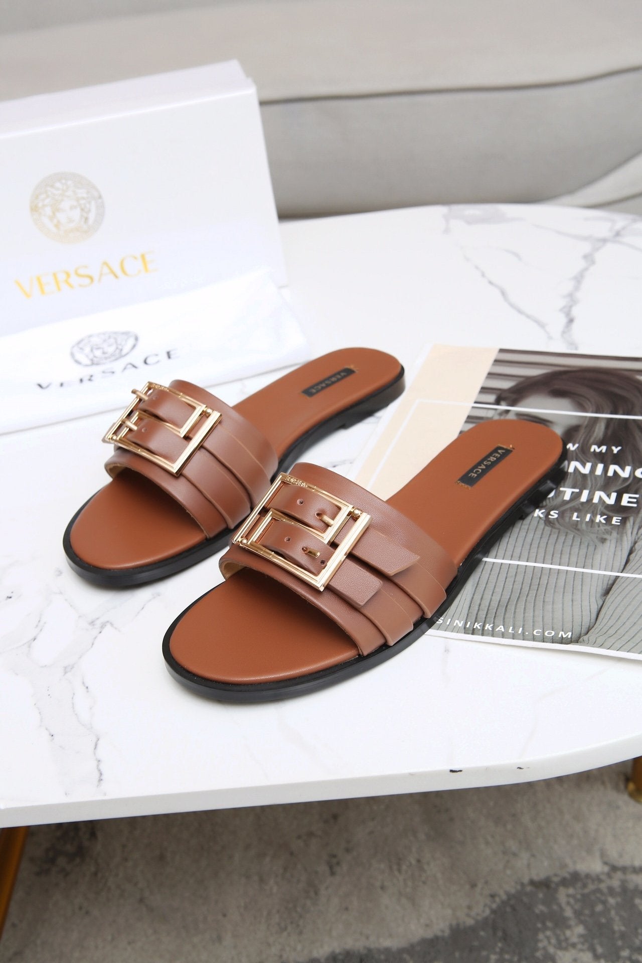 Versace Women's 2022 NEW ARRIVALS Fashion Slippers Sandals Shoes
