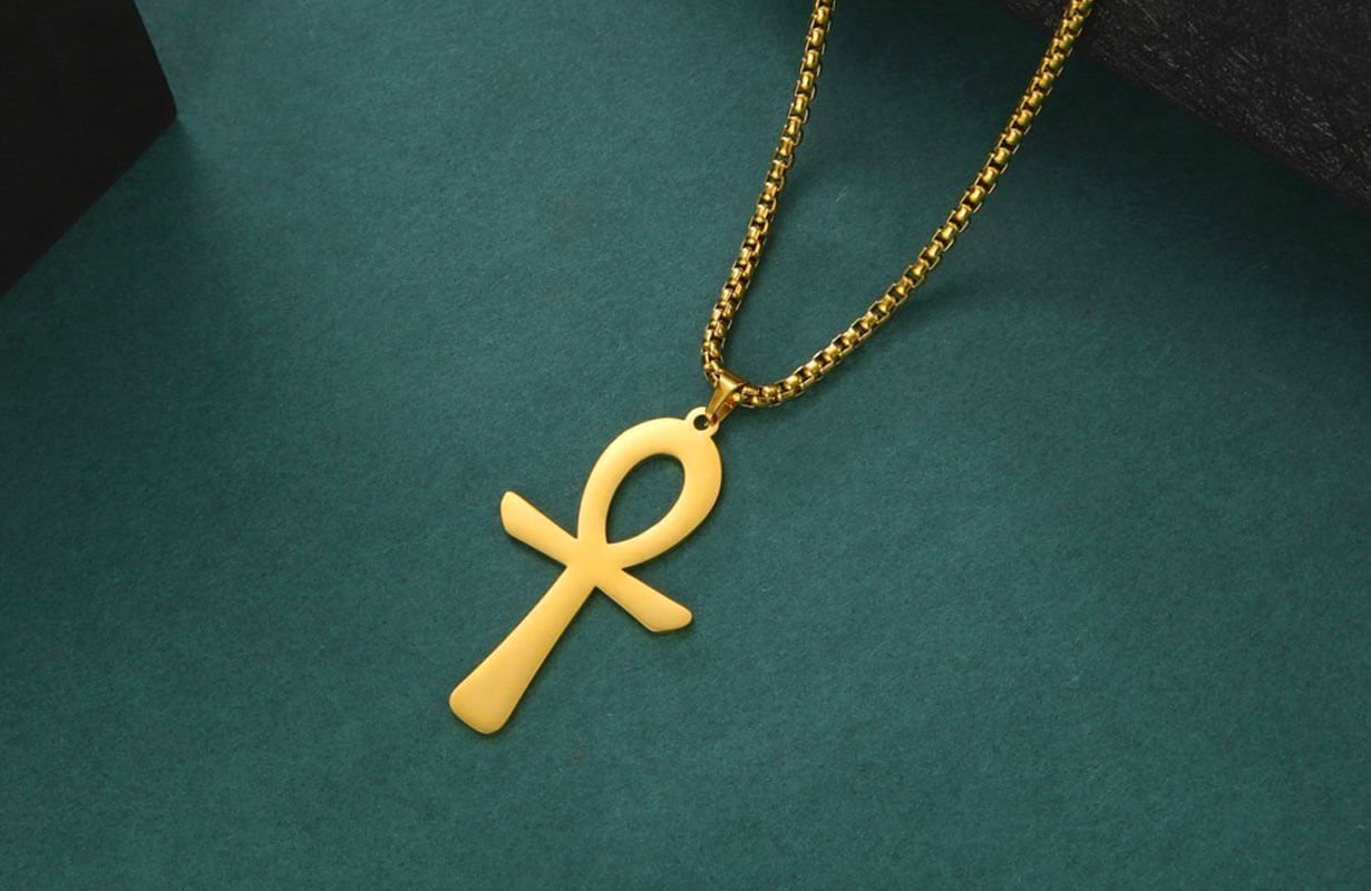 collier pendentif ankh croix de vie