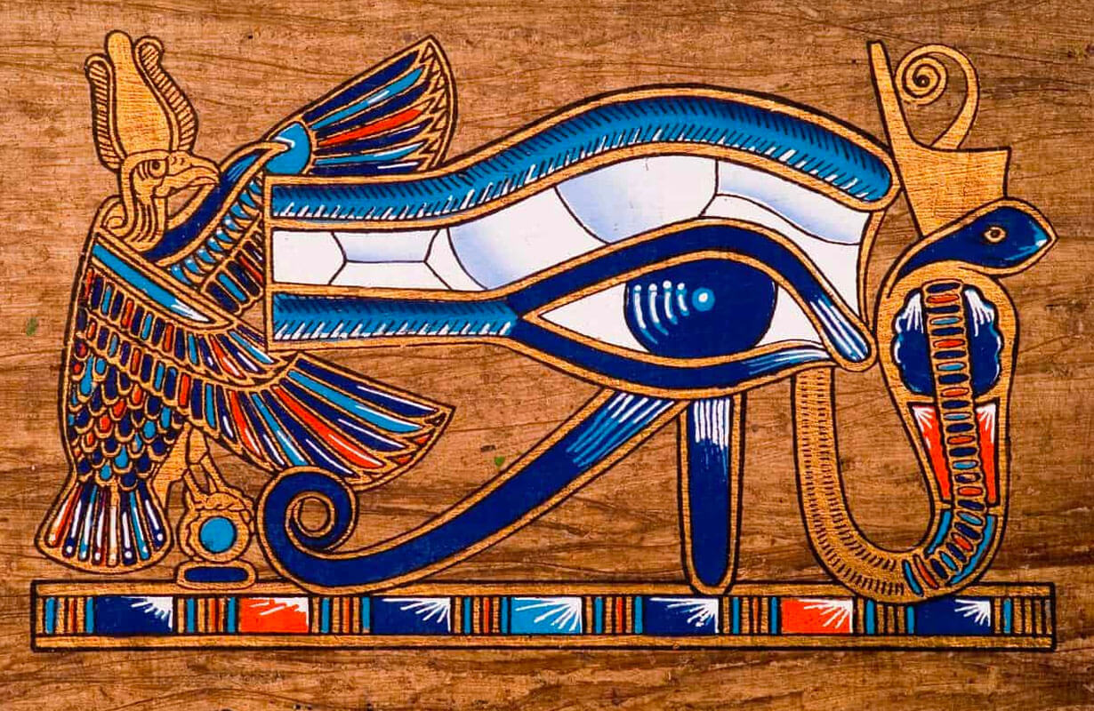 oeil d'horus oudjat egyptien