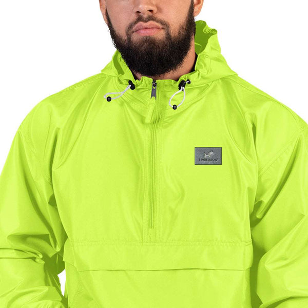 champion neon green windbreaker