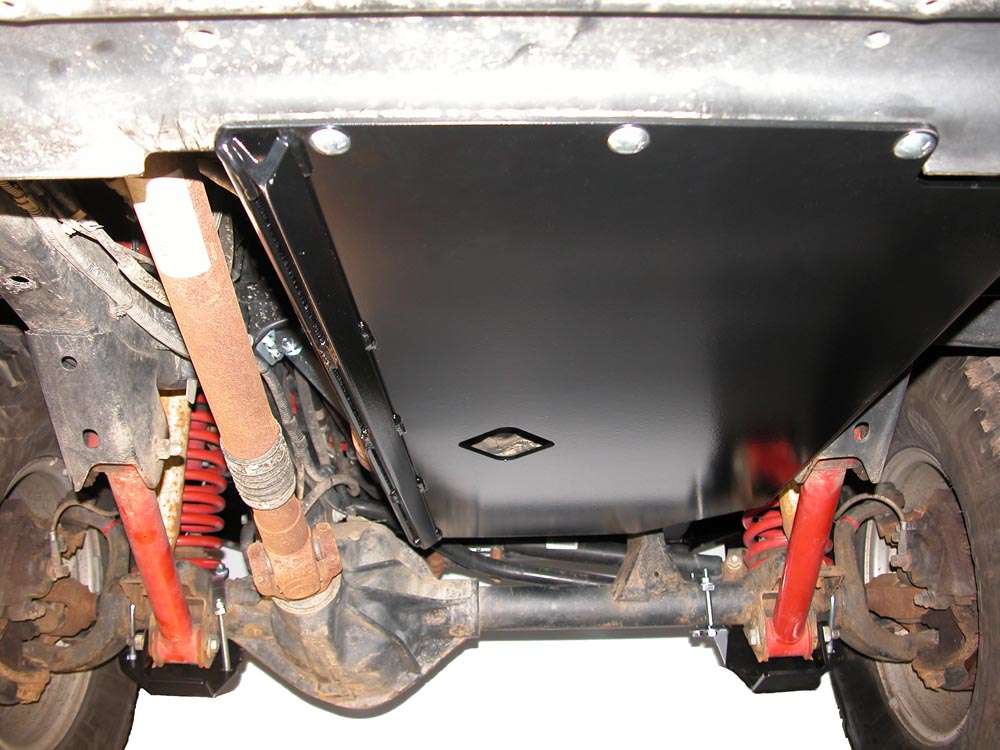 Jeep TJ Wrangler Engine/Transmission Skid Plate for  6-Cylinder (2003-2006)  | Skid Row Offroad