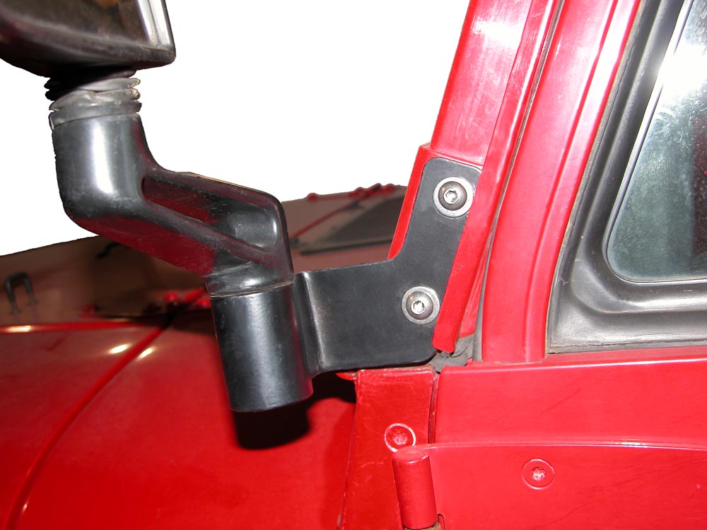 Mirror Relocation Bracket Set for Jeep Wrangler YJ (1987-1995) - Both |  Skid Row Offroad