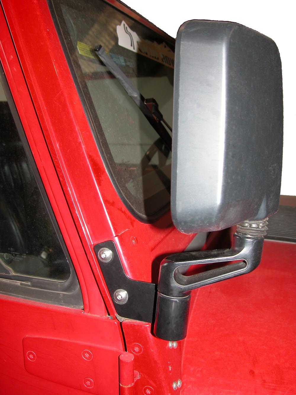 Mirror Relocation Bracket Set for Jeep Wrangler YJ (1987-1995) - Both |  Skid Row Offroad