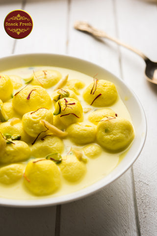 Rasmalai Diwali Treat Sweet Indian Speciality Food 