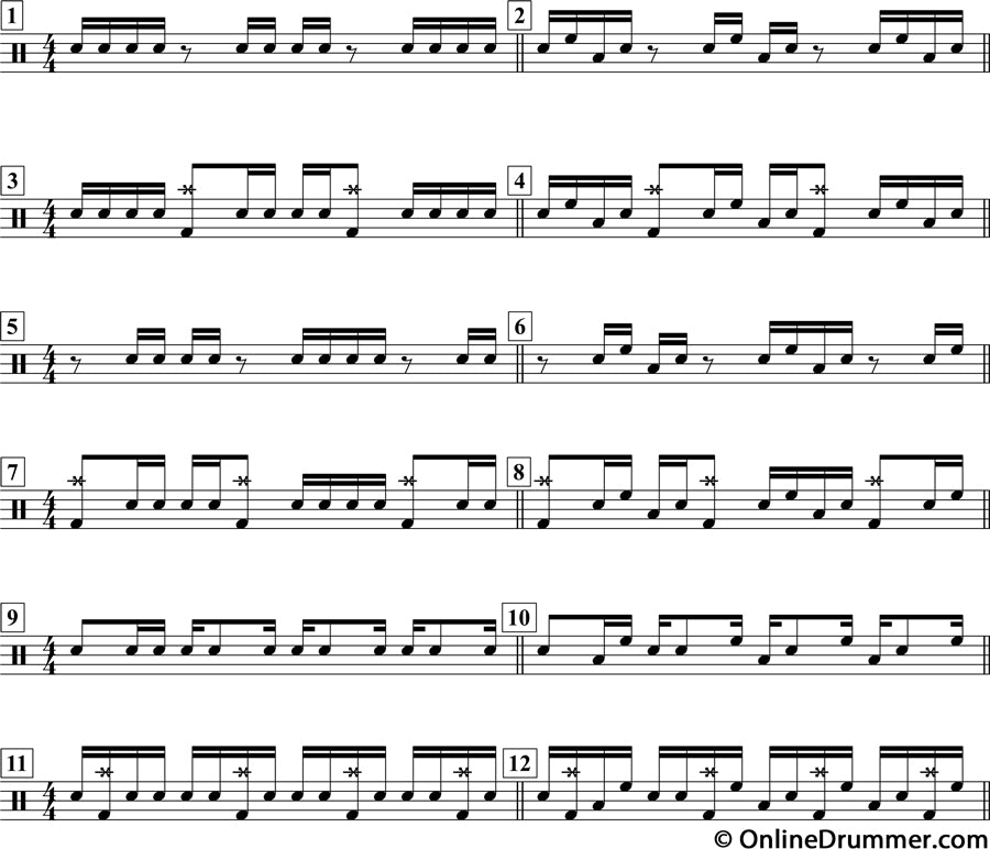 I have been trying on and off for days to play easy drum fills such as this  one and I simply cannot. I can play all but the last two notes of