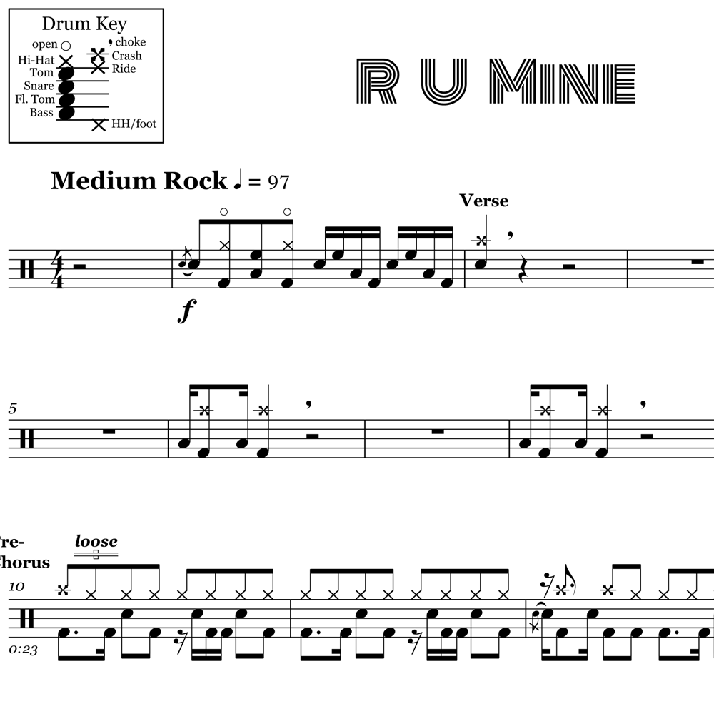 Why'd You Only Call Me When You're High? – Arctic Monkeys Sheet music for  Drum group (Solo)