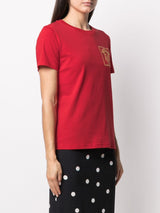T-shirt in cotone rosso