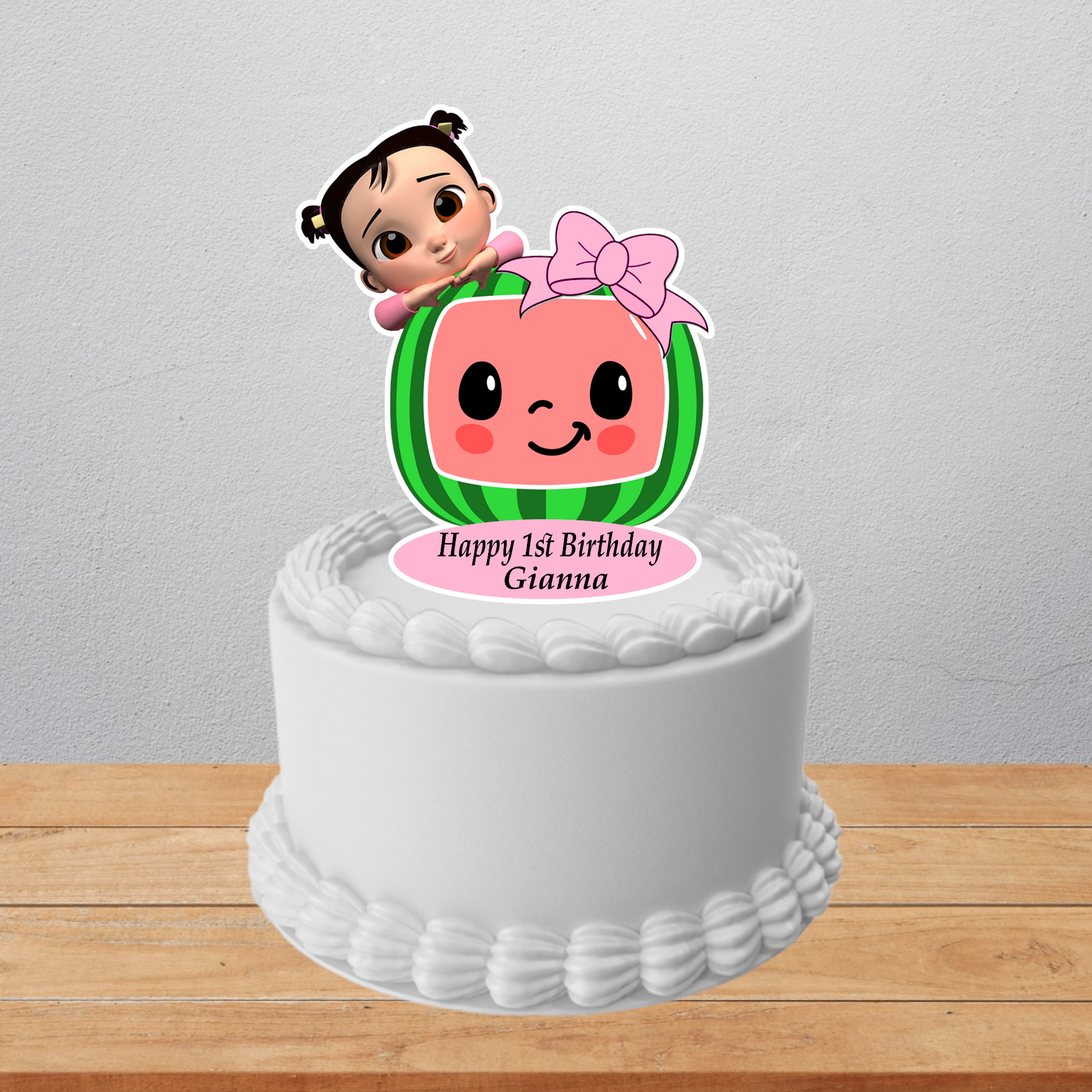 Cocomelon Cece Birthday cake toppe, cocomelon Birthday Party decor,  Cocomelon birthday cake toppers, cocomelon girl birthday – DN Decorlance