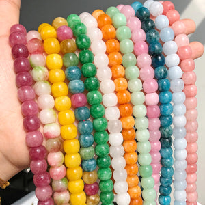 9.5x8mm Barrel Shape Natural Stone Apatite Aquamarine Quartz Spacer Beads for Jewelry Making DIY Supplies Bracelets Accessories - wataninc