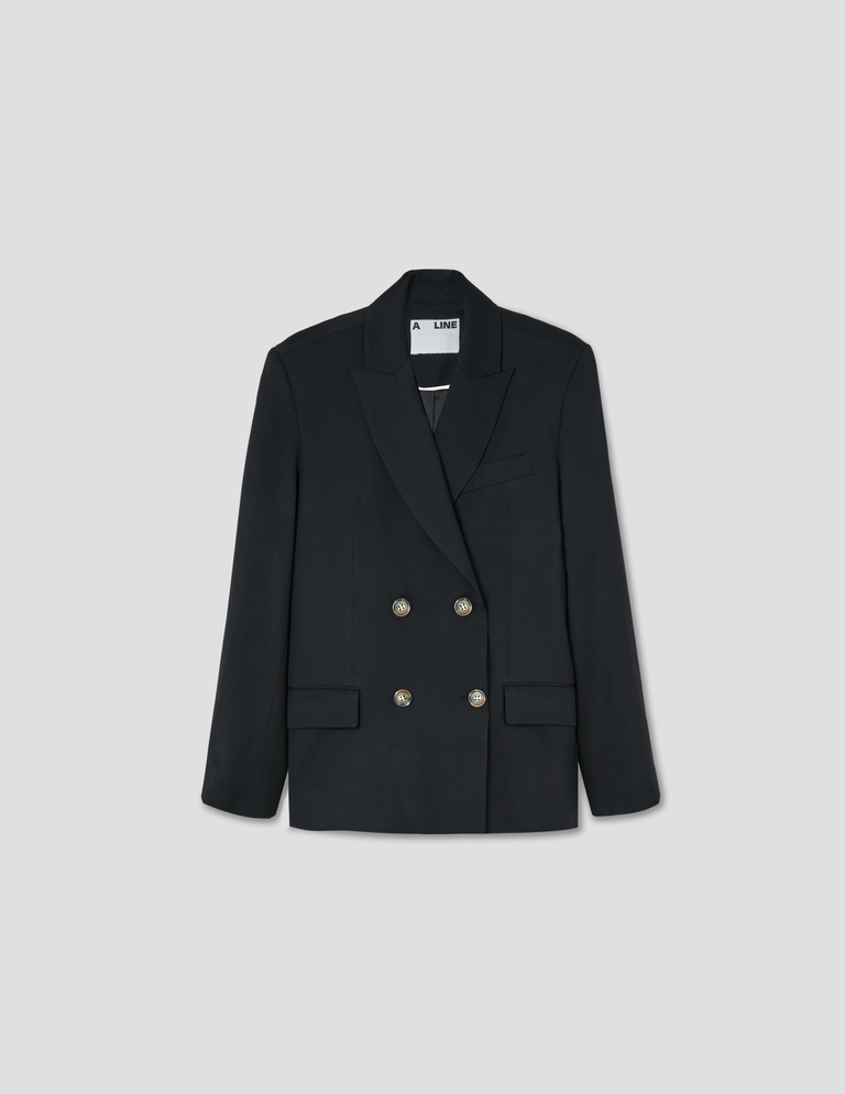 Double-Breasted Wool Blazer product