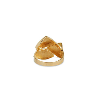 Triangle ring 14ct gold