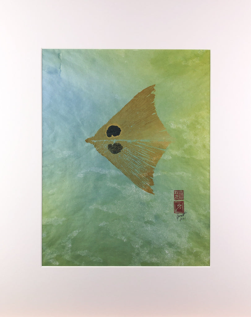 tailing redfish art