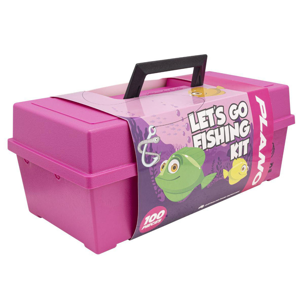 Plano Pink Hard Tackle Box, 3-tray