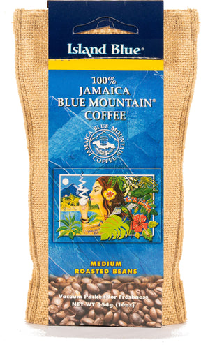 blue coffee beans