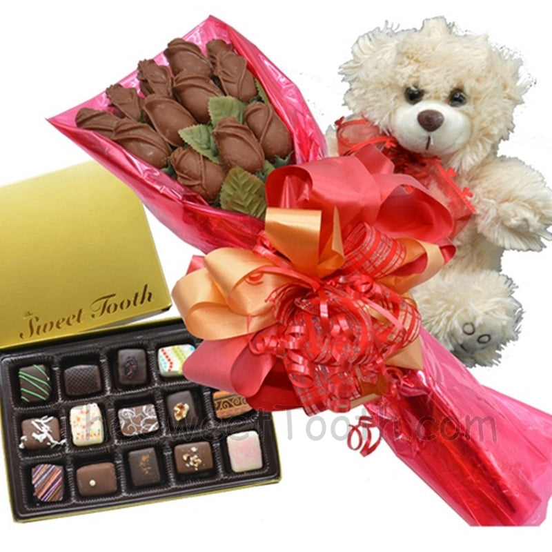 Bouquet Chocolate Teddy