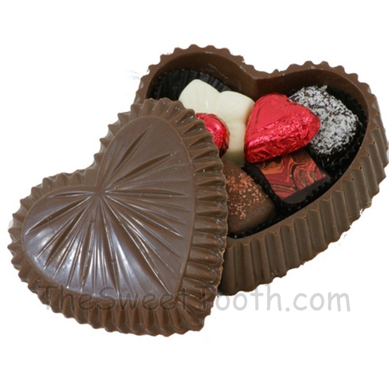 Solid Chocolate Heart — Life by Chocolate