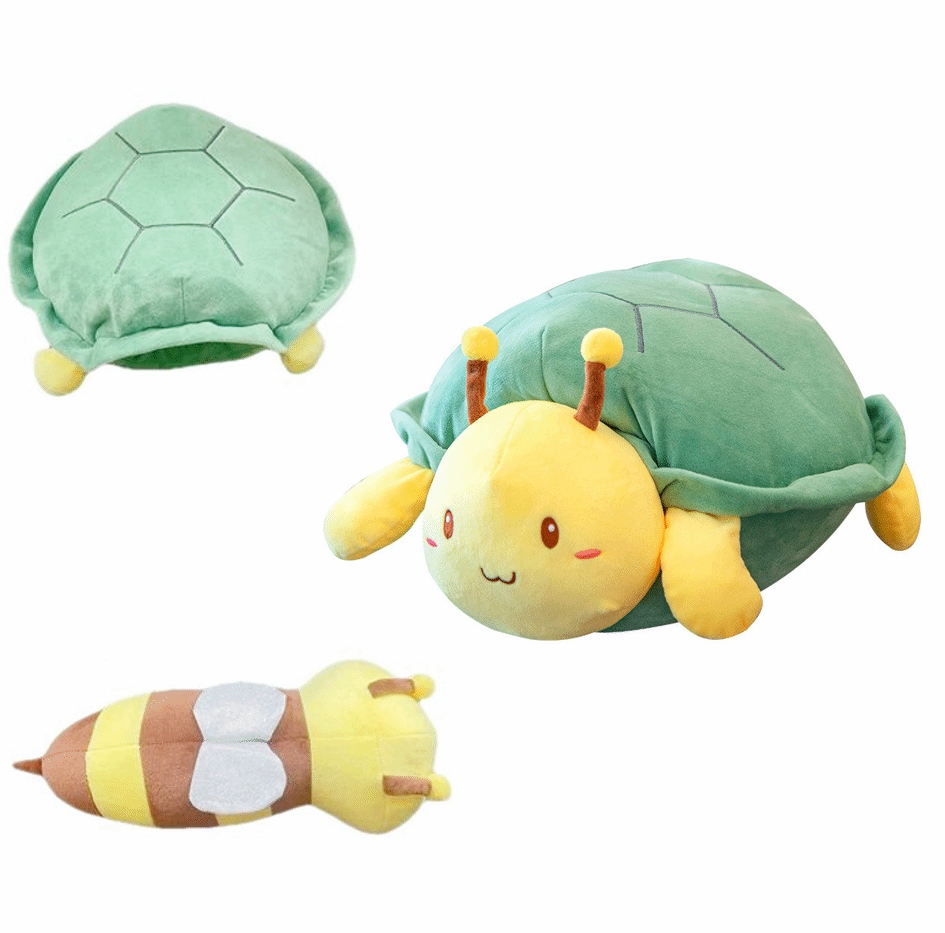 Wearable Turtle Shell Oreillers Weighted Animal Costume Peluche